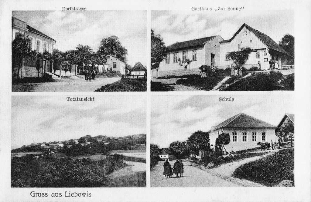Stará škola je vpravo nahoře,od roku 1886 zde byl zřízen hostinec.